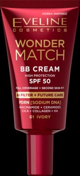 Wonder Match krem BB do twarzy, SPF 50, nr 01 Ivory