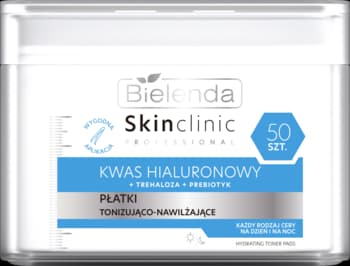 Skin Clinic Professional Kwas Hialuronowy płatki do twarzy, tonizująco-nawilżające
