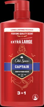 Captain żel pod prysznic dla mężczyzn, 3w1, Fierce Ocean