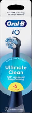 iO Ultimate Clean końcówki wymienne do szczoteczki elektrycznej, Czarne