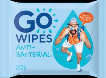 Antibacterial chusteczki nawilżane o działaniu antybakteryjnym