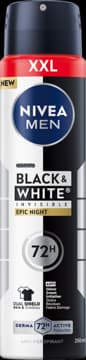 Black & White Invisible antyperspirant w sprayu, dla mężczyzn, 72h, Epic Night