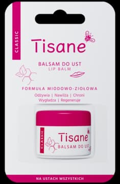 Classic balsam do ust, ziołowy o miodowym smaku i waniliowym zapachu, w słoiku