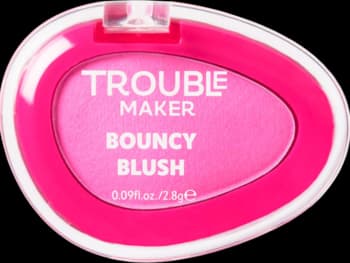 Bouncy Blush róż do policzków, kremowy, Bounce Hot Pink