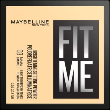 Fit Me puder do twarzy, sypki, matujący, nr 03 Banana
