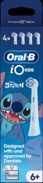 iO Kids Disney Stitch końcówki wymienne do szczoteczki elektrycznej, 6+