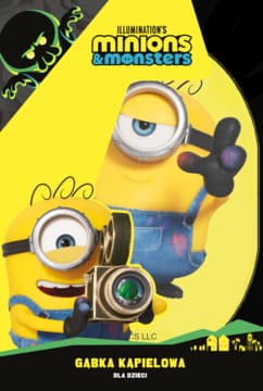 Minions & Monsters gąbka do mycia ciała dla dzieci