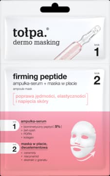 Dermo Masking Firming Peptide maska w płachcie + ampułka - serum do twarzy, ujędrniająca