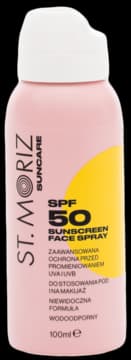 Suncare spray do twarzy, SPF 50