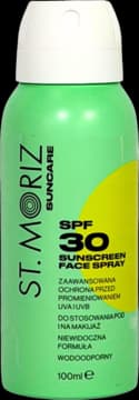 Suncare spray do twarzy, SPF 30