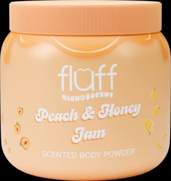 Blend & Scent puder do ciała, Peach & Honey Jam