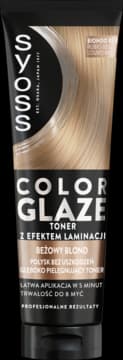 Color Glaze toner nabłyszczający glaze toner do wlosow z efektem tafli bezowy blond