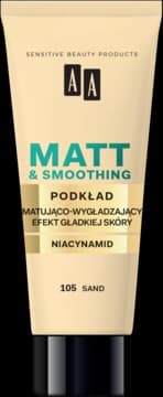 Matt & Smoothing podkład do twarzy, matująco-wygładzający, nr 105 Sand