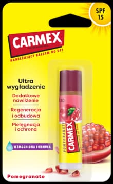 Pomegrante balsam do ust, nawilżający, SPF 15, Pomegranate