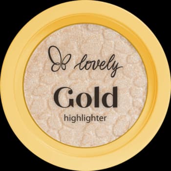 Gold rozświetlacz do twarzy, ciepły odcień, Gold