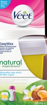 Natural Inspirations wkład do elektrycznego systemu do depilacji ciepłym woskiem, do wszystkich typów skóry