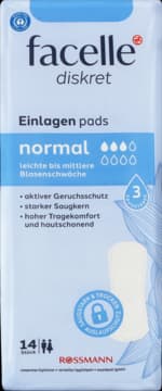 Diskret wkładki higieniczne, Normal