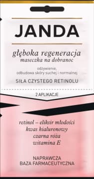 Siła Czystego Retinolu maseczka do twarzy, głęboka regeneracja