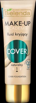 Make-Up Academie Cover fluid do twarzy, kryjący, nr 1 Naturalny