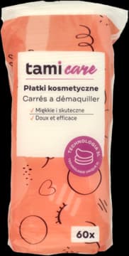 Care płatki kosmetyczne, kwadratowe