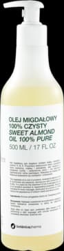 olej migdałowy do twarzy, ciała i włosów, 100% czysty