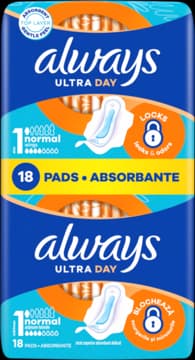 Ultra Day podpaski higieniczne ze skrzydełkami, Normal