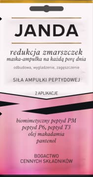 Siła Ampułki Peptydowej maska-ampułka do twarzy, redukcja zmarszczek