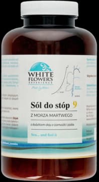 sól do kąpieli stóp, z Morza Martwego