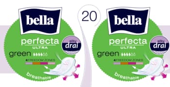 Perfecta Ultra Green podpaski higieniczne, ze skrzydełkami