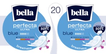 Perfecta Ultra Blue podpaski higieniczne, ze skrzydełkami