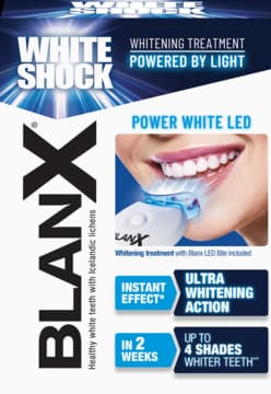 White Shock system wybielający, pasta do zębów White Shock + lampa Led Bite