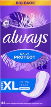 Daily Protect wkładki higieniczne, Odour Lock, Extra Long