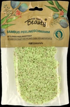 gąbka pielęgnująca, bambusowa