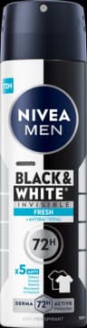Black & White Invisible antyperspirant w sprayu, dla mężczyzn, 72h, Fresh