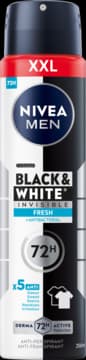 Black & White Invisible antyperspirant w sprayu, dla mężczyzn, 72h, Fresh