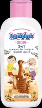 Dzieciaki szampon, żel do mycia i płyn do kąpieli, 3w1