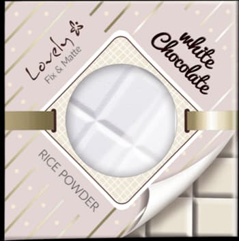 Fix & Matte puder do twarzy, ryżowy, White Chocolate