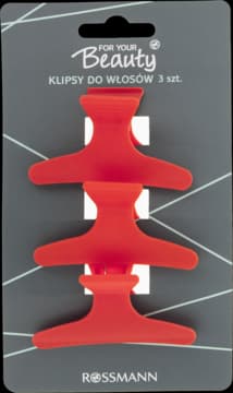 klipsy do włosów, różne kolory