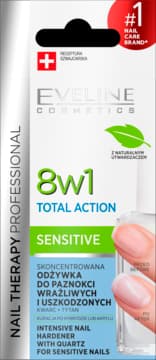 Nail Therapy Professional 8w1 Total Action odżywka do paznokci wrażliwych i uszkodzonych, Sensitive