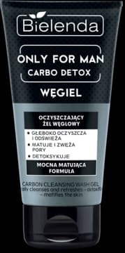 Only For Man Carbo Detox żel do mycia twarzy, oczyszczający, węglowy