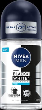 Black & White Invisible antyperspirant w kulce, dla mężczyzn, 72h, Fresh