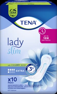 Lady Slim Extra, Podpaski na nietrzymanie moczu