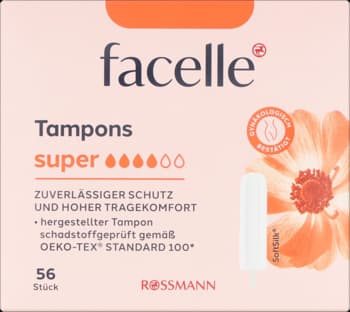 tampony higieniczne, Super