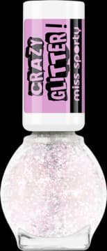 Crazy Glitter! lakier do paznokci, nr 030 Be Crazy 'n' don't pink twice!