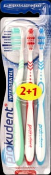 Interdental szczoteczki do zębów, miękka, różne kolory