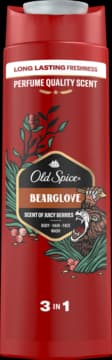 Bearglove żel pod prysznic dla mężczyzn, 3w1, Juicy Berries