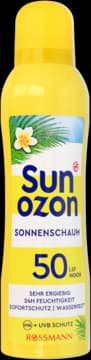 pianka przeciwsłoneczna, wodoodporna, UVA+UVB, SPF 50