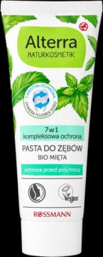 pasta do zębów, Mięta