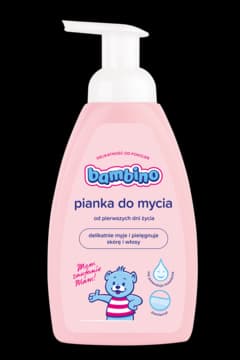 pianka do mycia ciała i włosów, dla niemowląt i dzieci, 2w1, od pierwszych dni życia