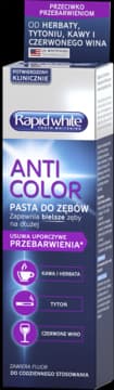 Anti Color pasta do zębów, usuwająca przebarwienia